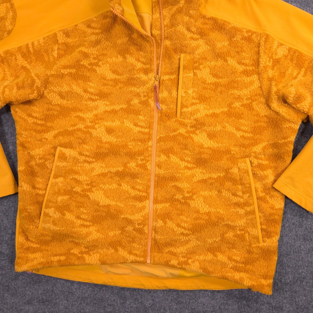 Outdoor Voices Primo Fleece Full Zip Jacket Unisex Large Cider Cloud Camo Hybrid - Picture 4 of 14
